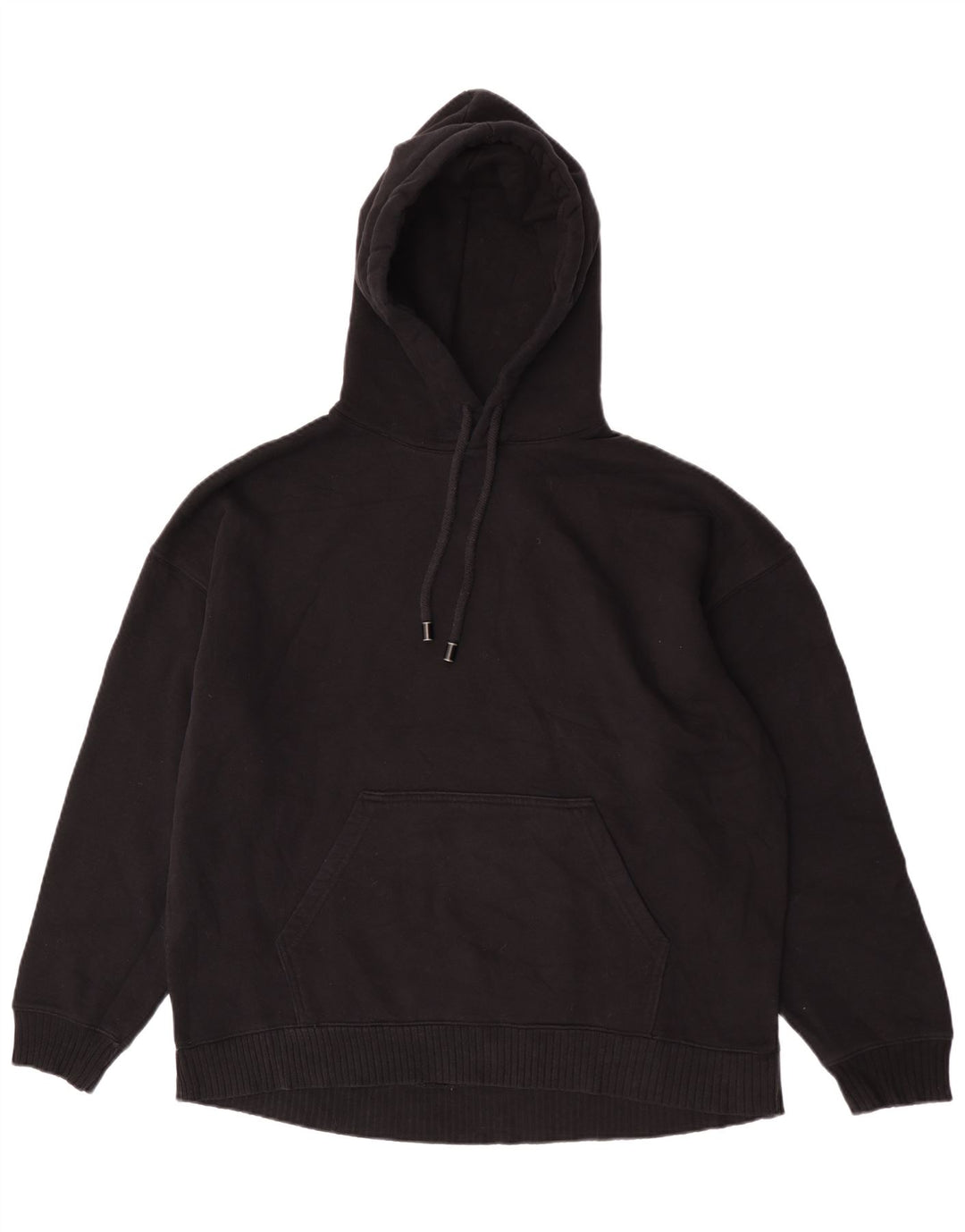 Maglione oversize con cappuccio da donna Zara UK 14 medio nero