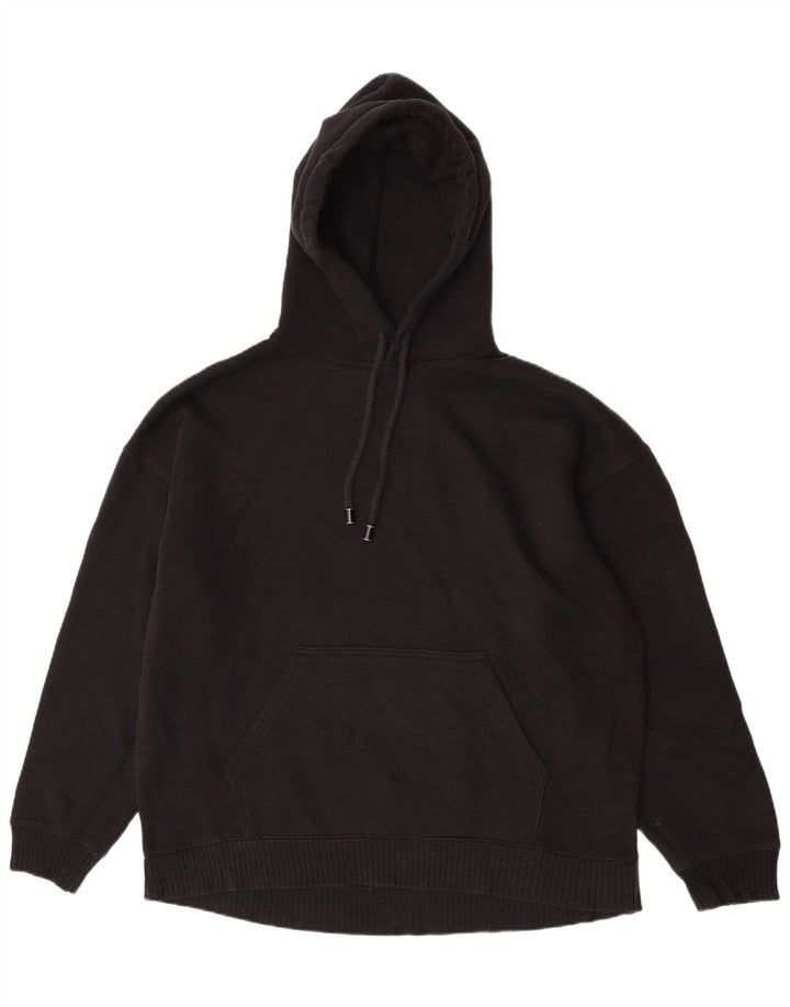 Maglione oversize con cappuccio da donna Zara UK 14 medio nero