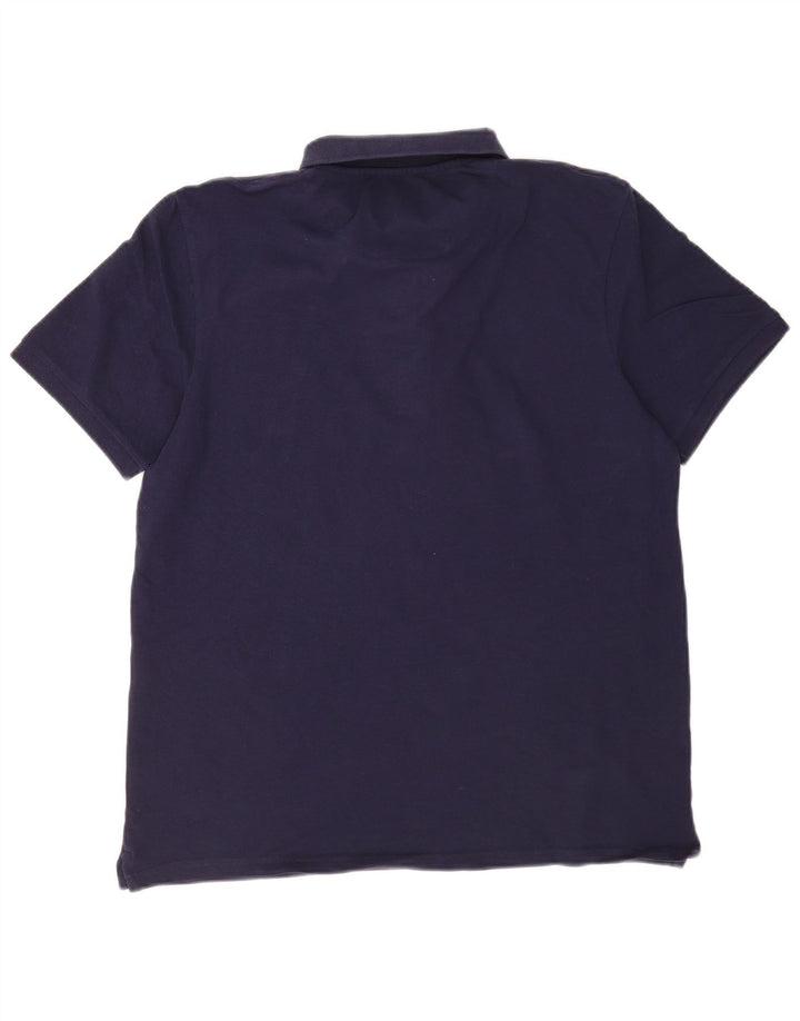 Polo da uomo Lyle & Scott XL in cotone blu navy