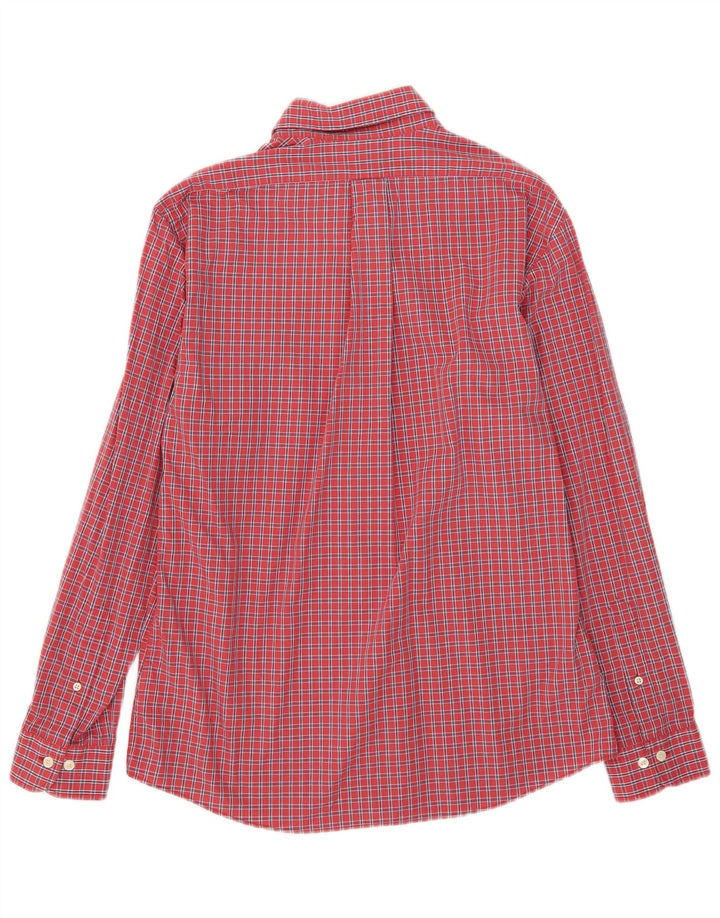 Camicia Regent da uomo Brooks Brothers in cotone a quadri rossi medi