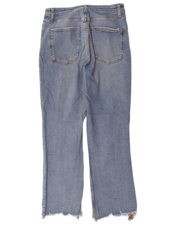 Jeans dritti da donna Zara EU 40 medi W30 L26 Blu