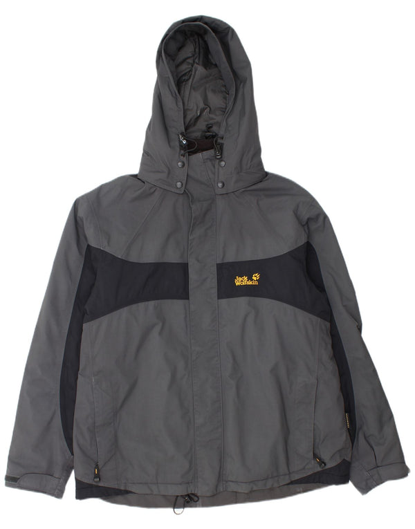 Giacca a vento da uomo Jack Wolfskin UK 40/42 Large Grey Colourblock