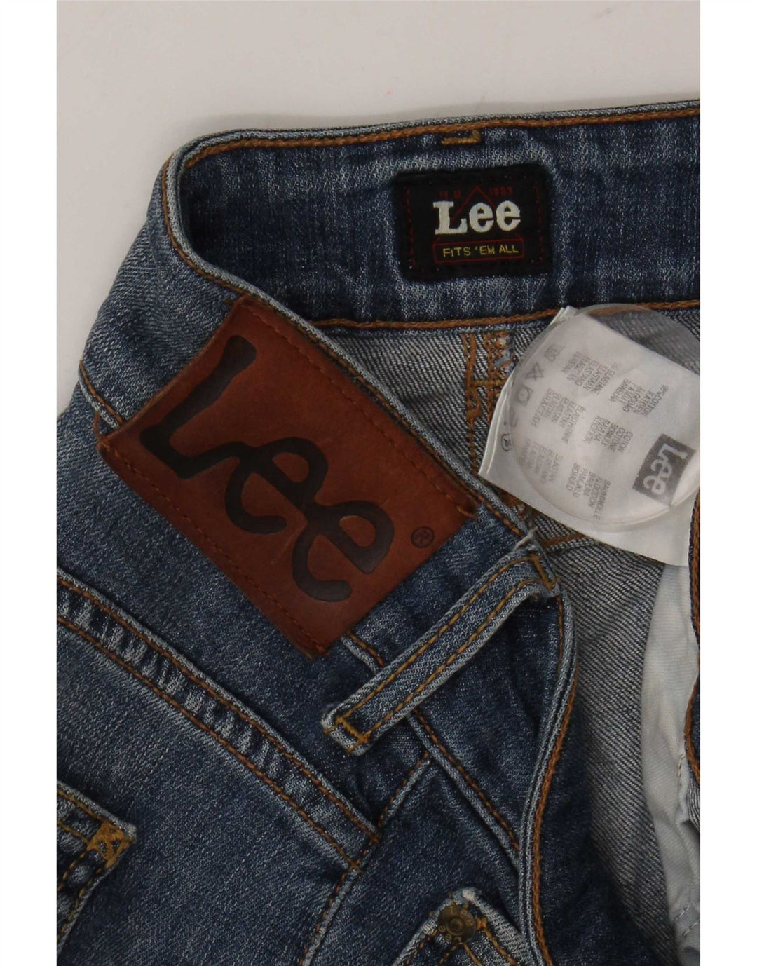 Jeans dritti Amy da donna Lee W30 L29 cotone blu