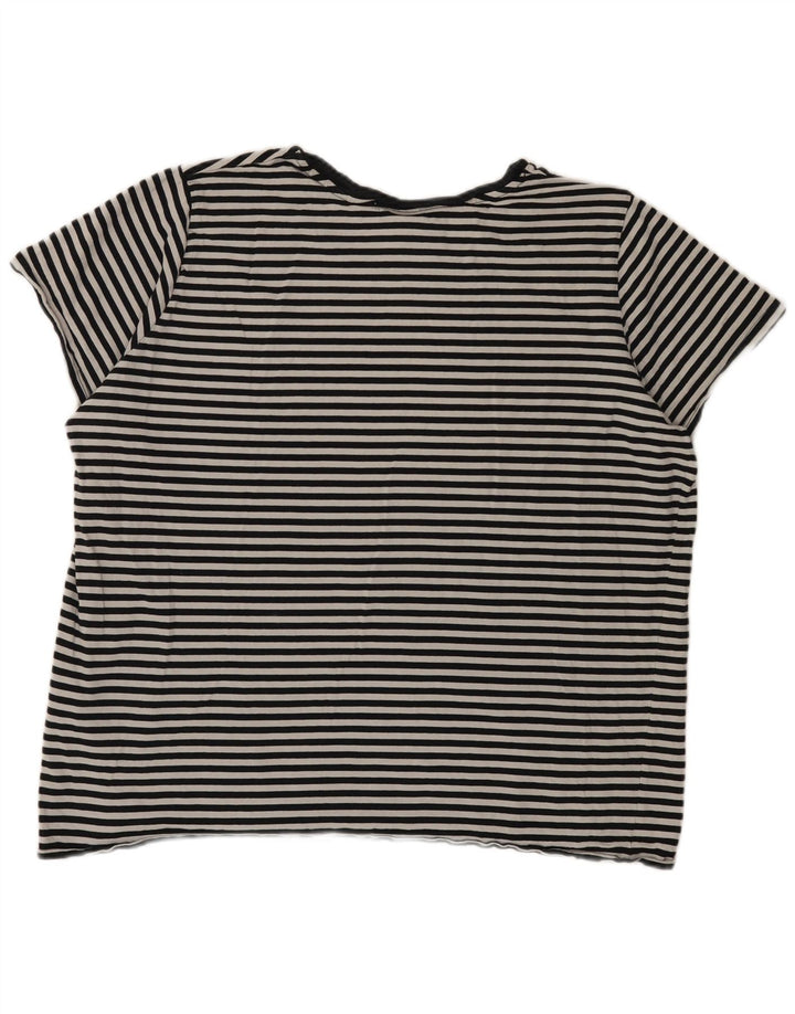 T-shirt da uomo Levi's Top 2XL cotone a righe blu navy
