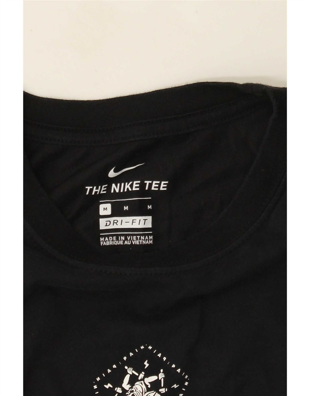 Canotta grafica Nike Dri Fit da uomo, media, nera