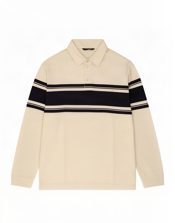 Polo Marks & Spencer da uomo blu Harbour grande blocco colore bianco