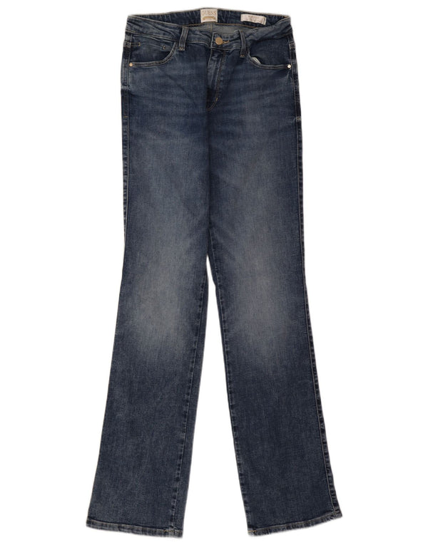 Jeans dritti sexy da donna Guess a vita media W28 L32 Blu