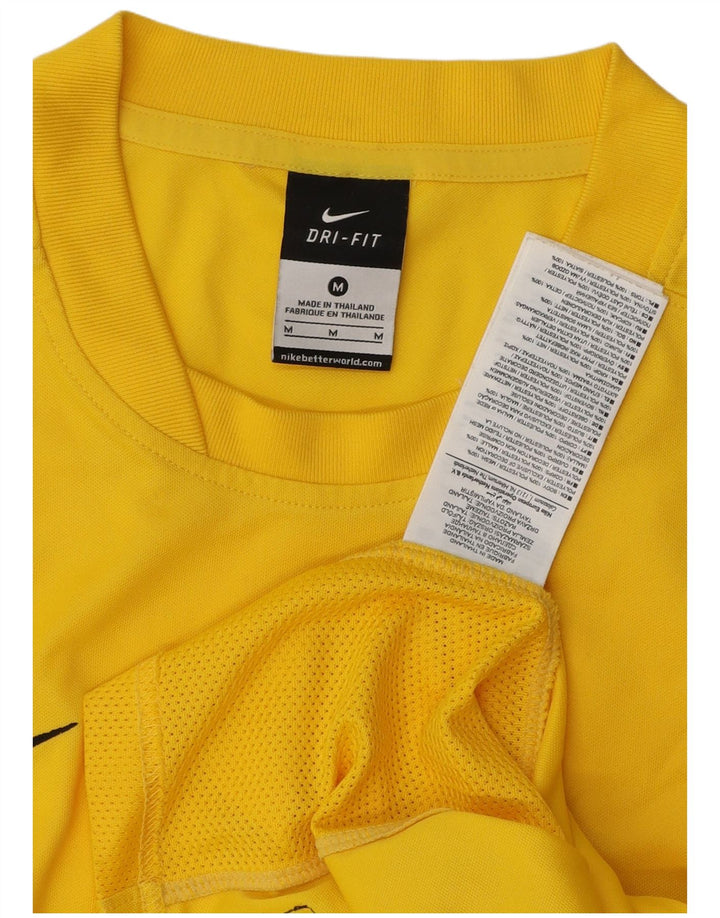 Maglietta Nike Dri Fit da uomo, colore giallo medio