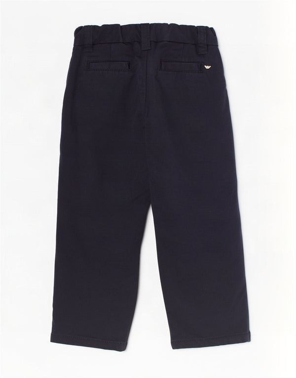 Pantaloncini chino dritti da bambino Armani Baby 3-6 mesi W16 L8 cotone blu navy