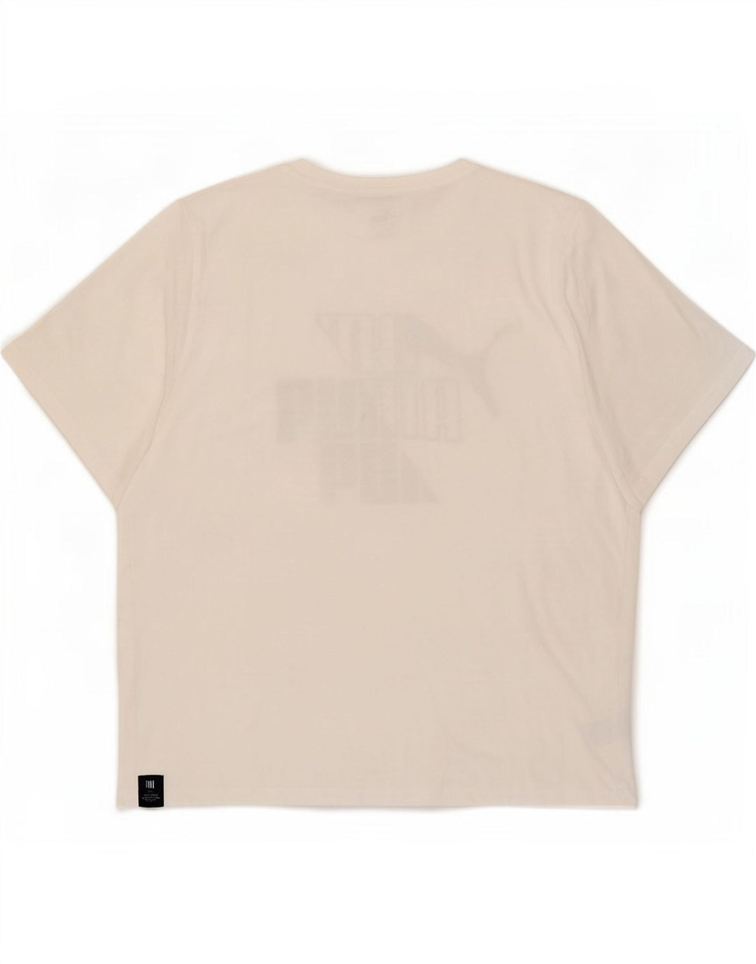 T-shirt grafica da uomo Puma Top 2XL cotone bianco