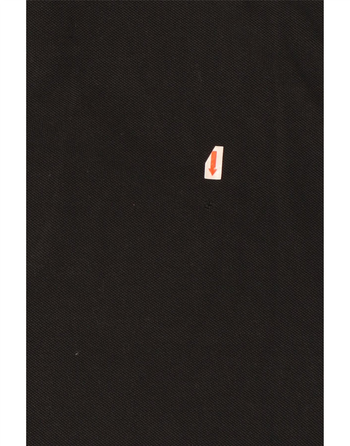 Polo da uomo Lacoste taglia 6 XL in cotone nero