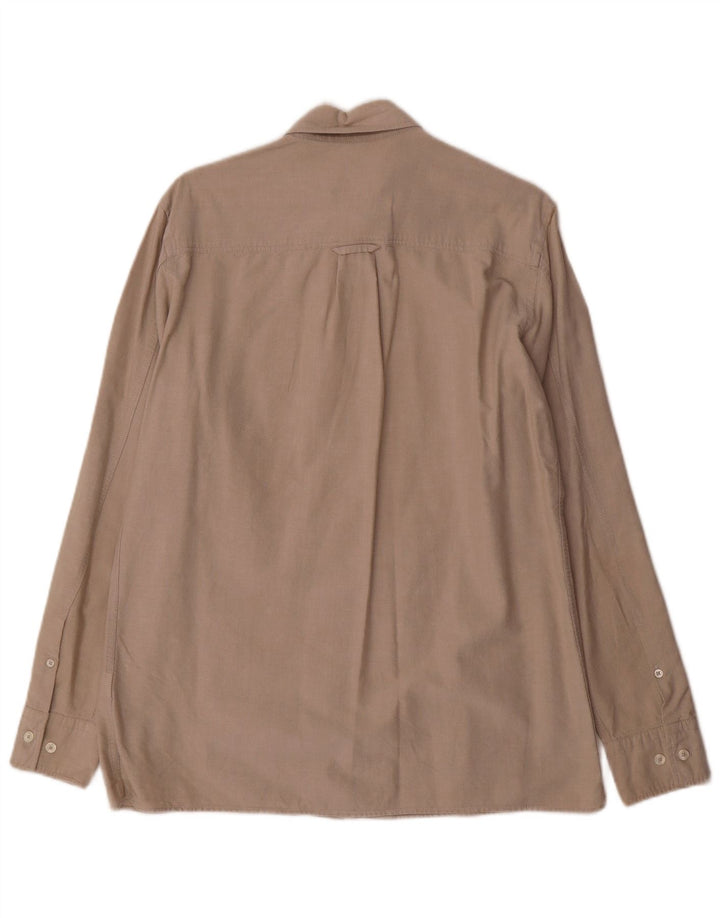 Camicia Uomo Massimo Dutti Cotone Beige Medio