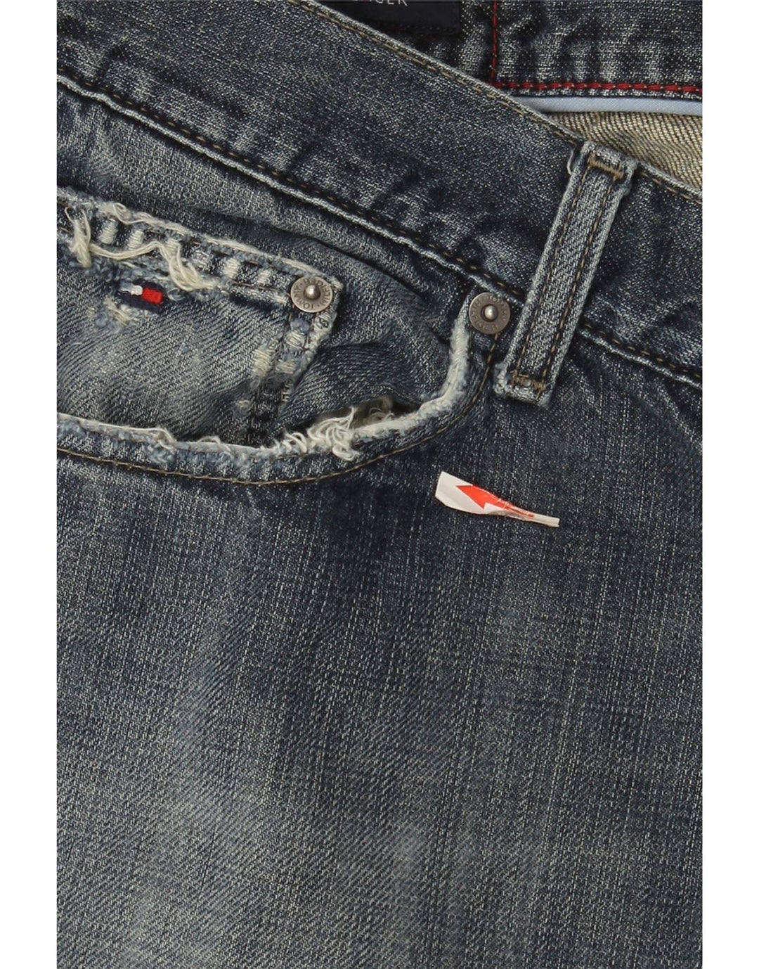 Jeans dritti da uomo Tommy Hilfiger W40 L32 cotone blu