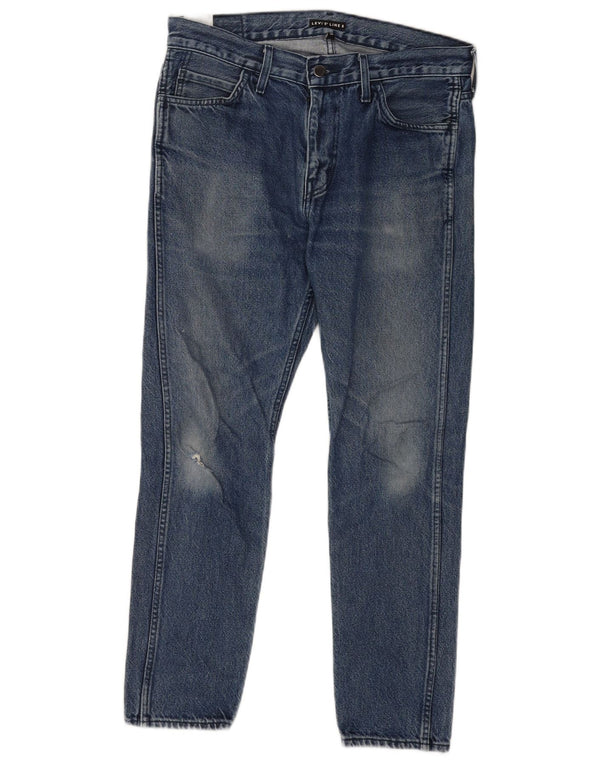 Jeans Levi's Uomo Linea 8 Slim W32 L30 Cotone Blu