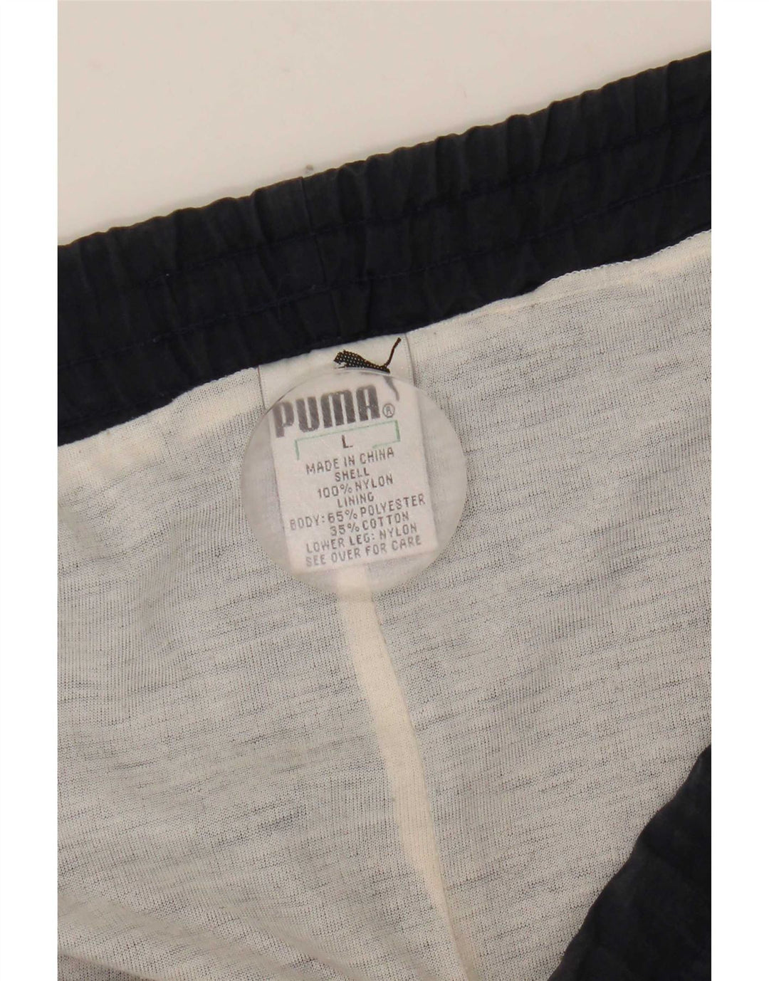 Pantaloni da tuta da uomo Puma Large in nylon blu navy