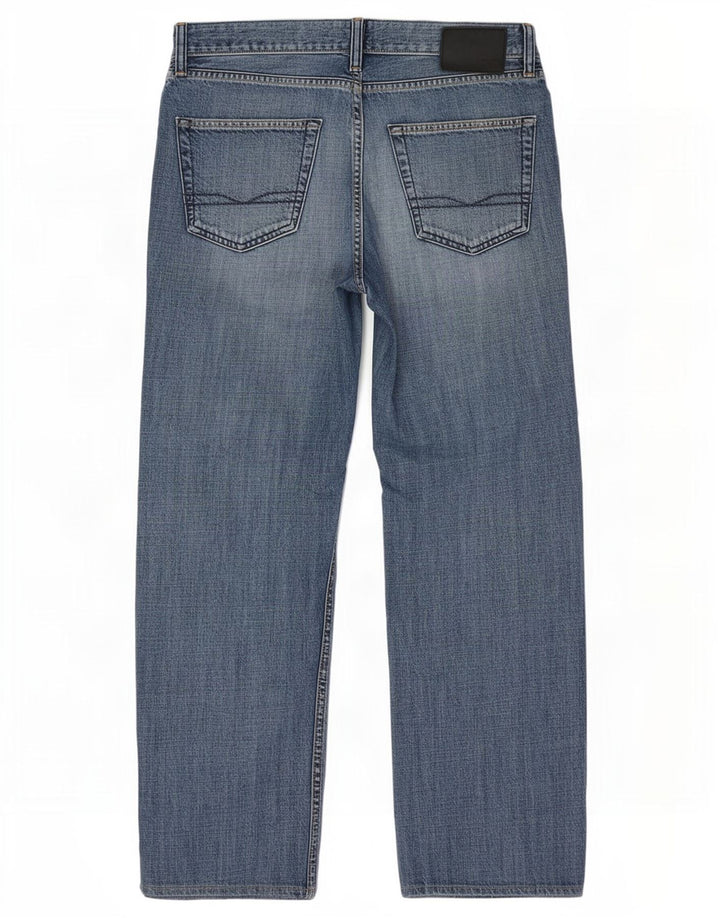 Jeans dritti da uomo Hugo Boss W34 L29 cotone blu
