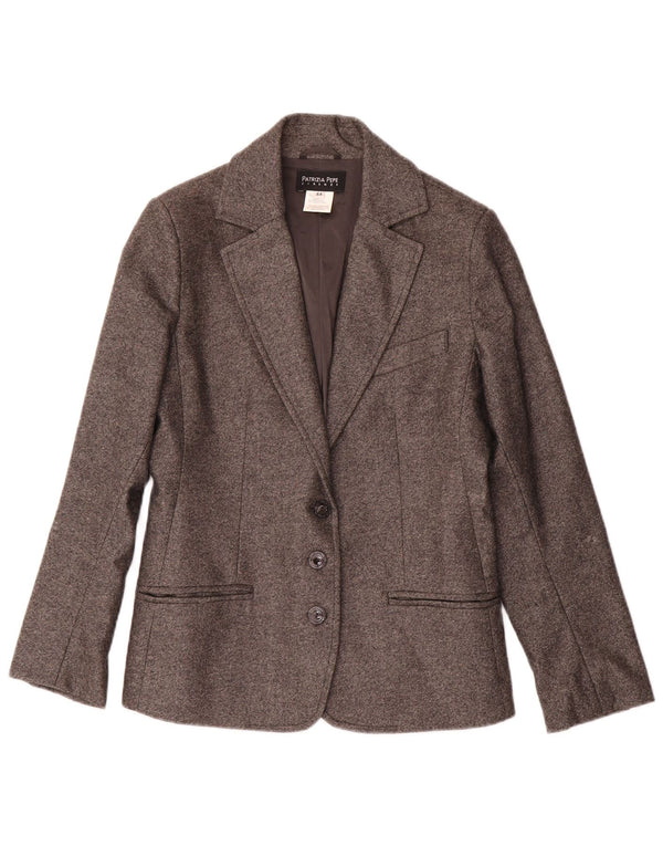 Giacca Blazer 3 Bottoni Donna Patrizia Pepe IT 44 Cotone Grigio Medio