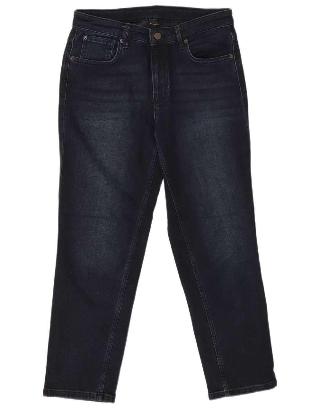MASSIMO DUTTI Jeans affusolati da donna EU 40 Medio W30 L27 Cotone blu navy