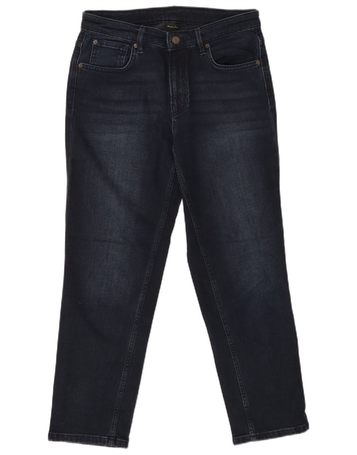 MASSIMO DUTTI Jeans affusolati da donna EU 40 Medio W30 L27 Cotone blu navy