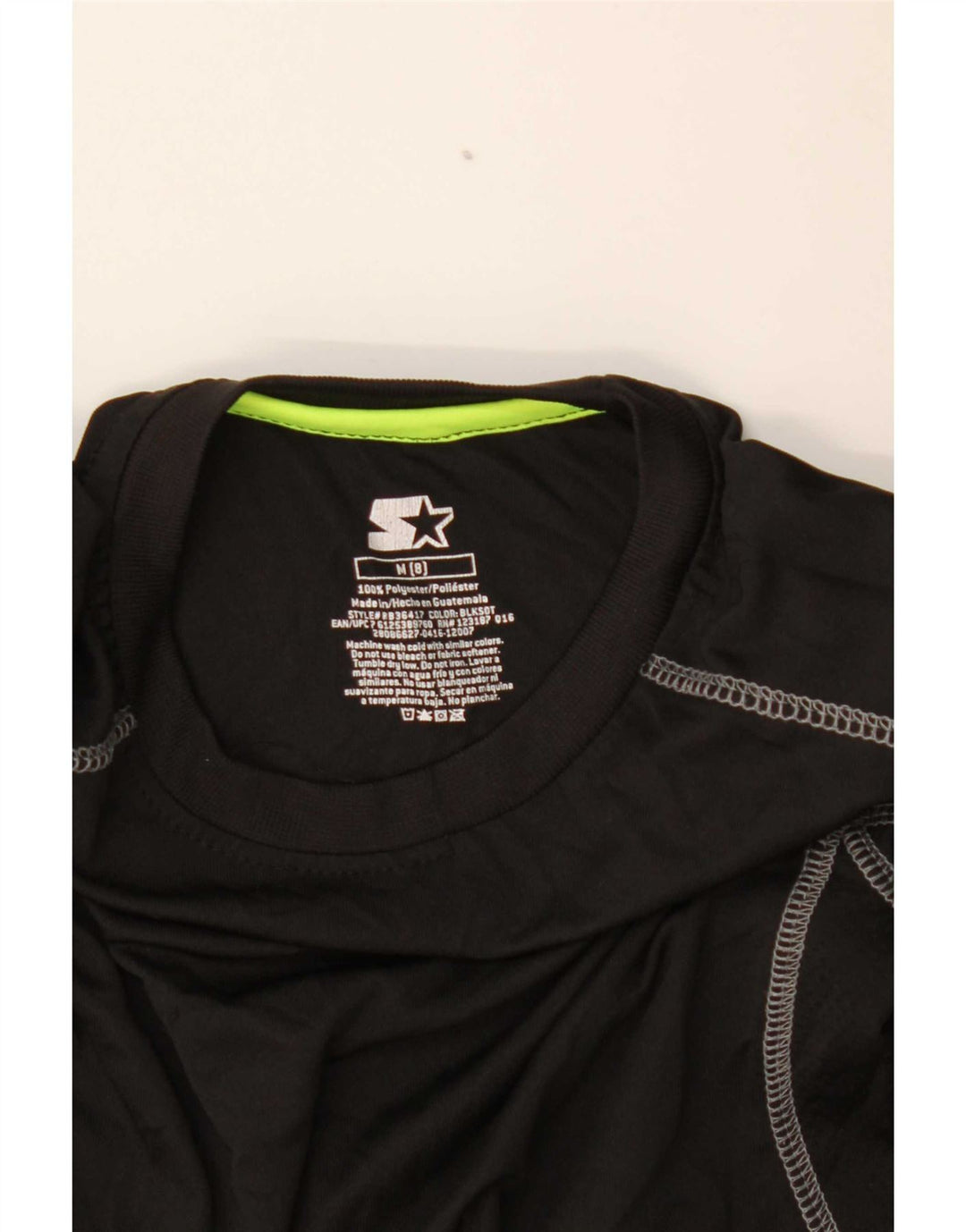 Maglia da ragazzo a maniche lunghe Starter 7-8 anni, poliestere nero medio