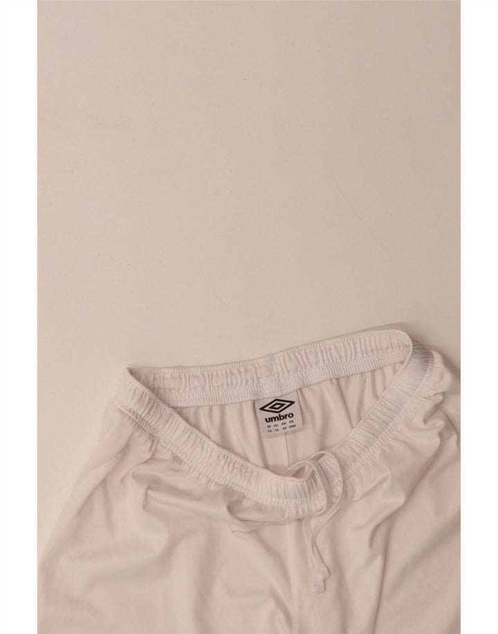 Pantaloncini sportivi da ragazzo UMBRO 13-14 anni XL Poliestere color block bianco