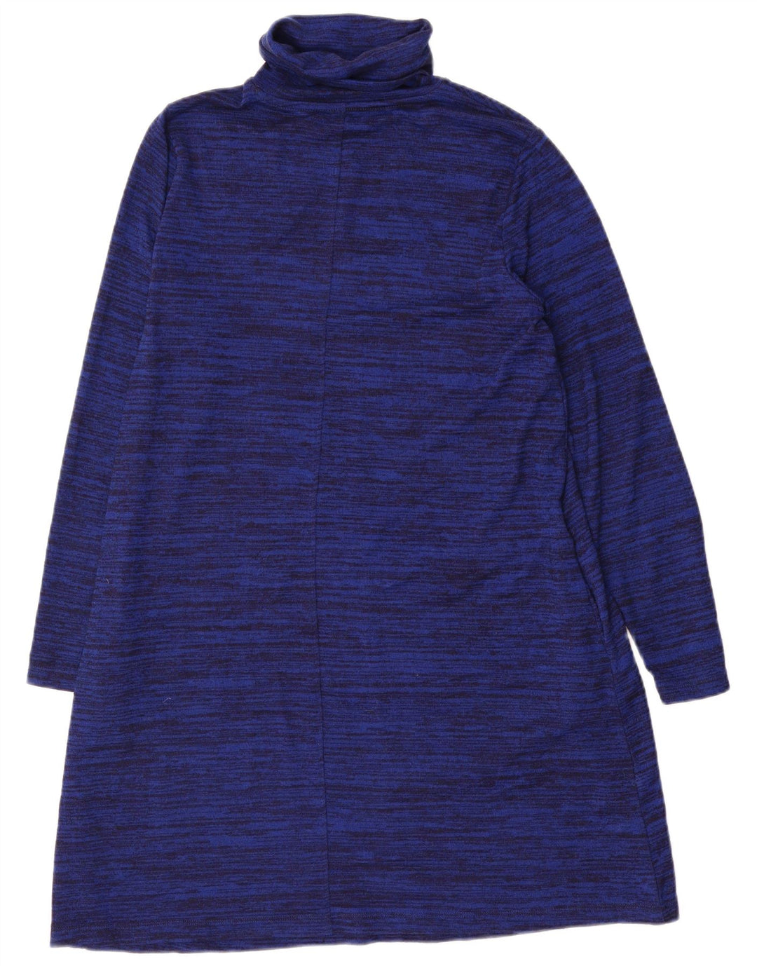 Abito maglione da donna Marks & Spencer UK 14 Grande poliestere screziato blu navy