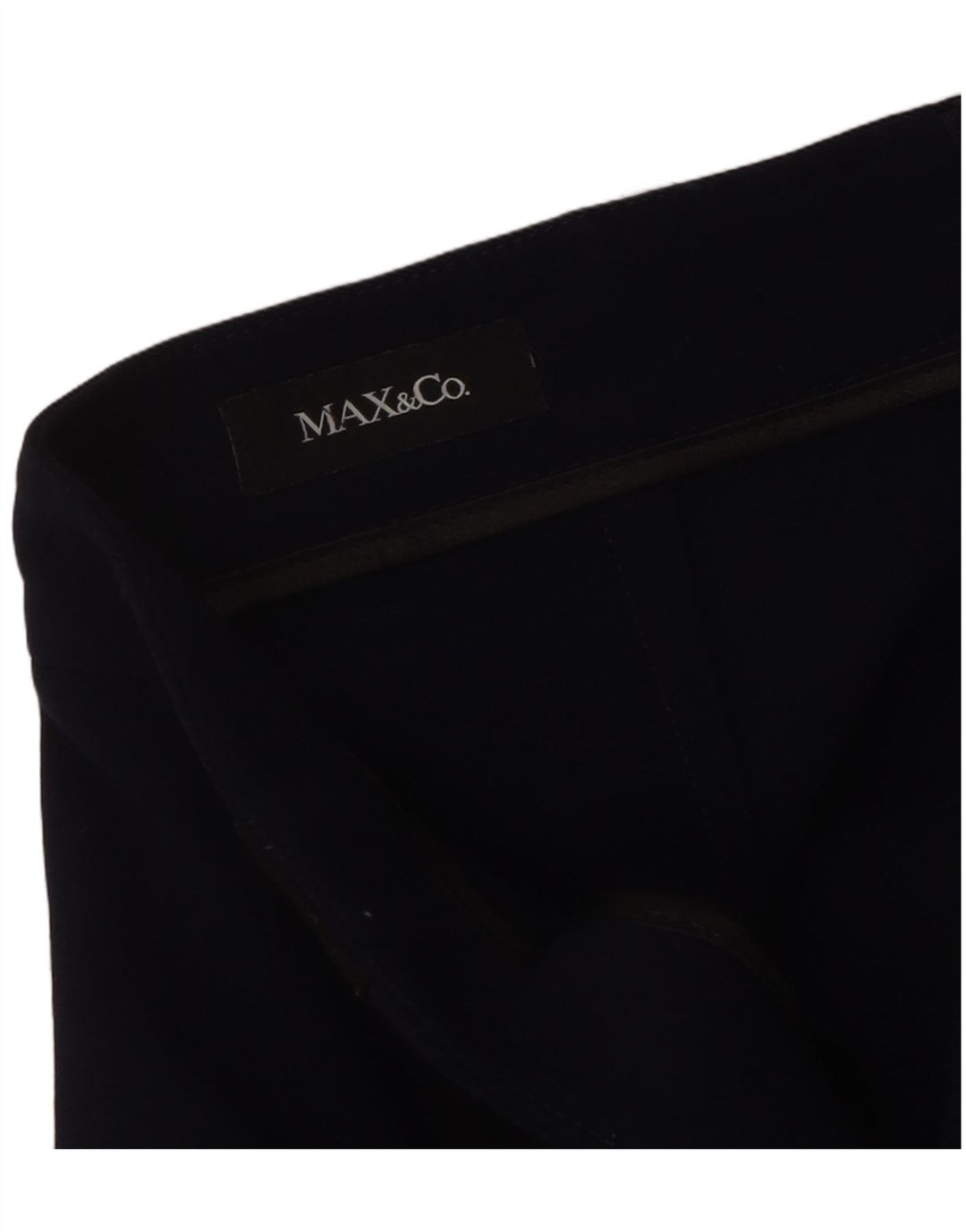 Gonna a trapezio da donna Max & Co. W26 piccola blu navy
