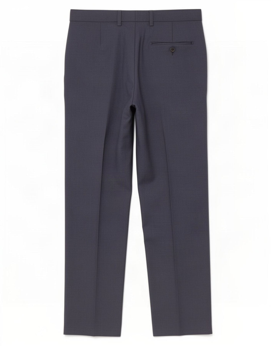 Pantaloni da abito con pegging da uomo Marks & Spencer W32 L31 poliestere blu navy