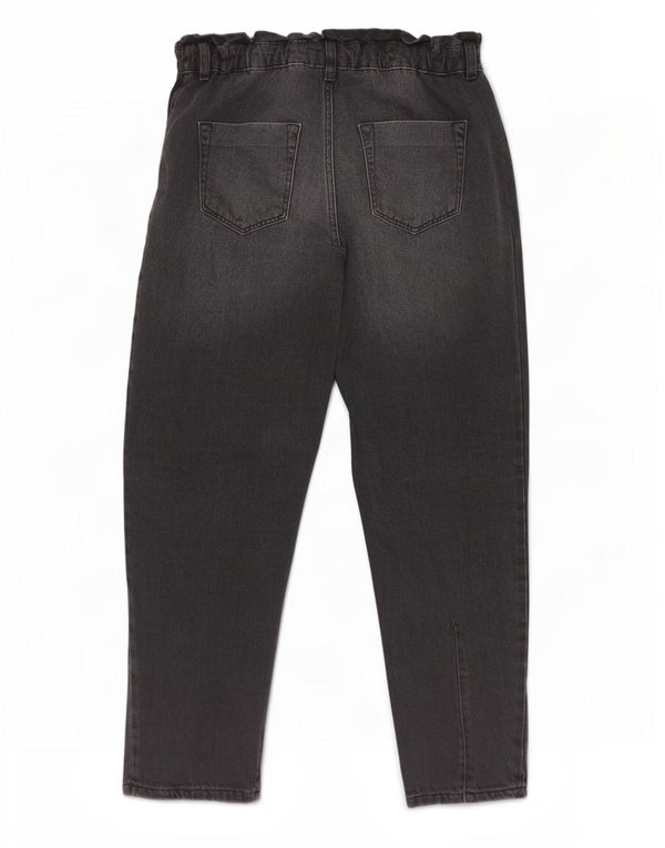 Jeans affusolati corti a vita alta da donna Zara EU 36 XS W26 L24 cotone nero