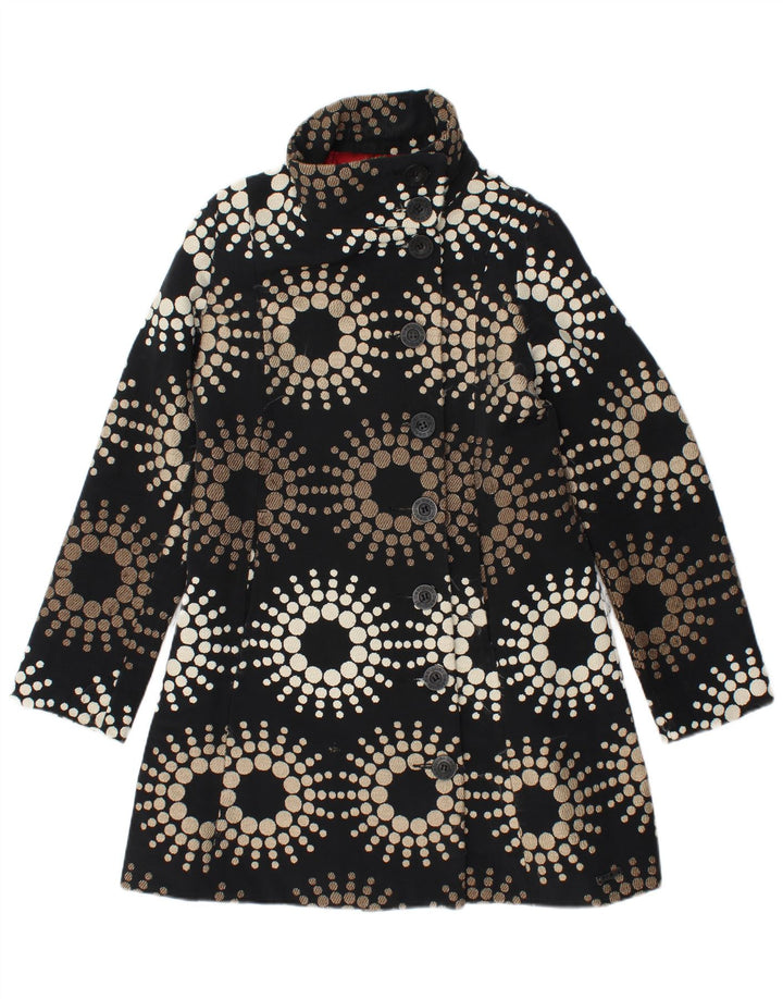 Soprabito da donna Desigual EU 42 grande acrilico floreale nero