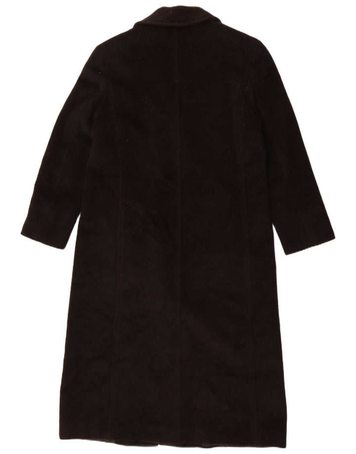 Max & Co. Cappotto doppiopetto da donna UK 12 Lana vergine nera media