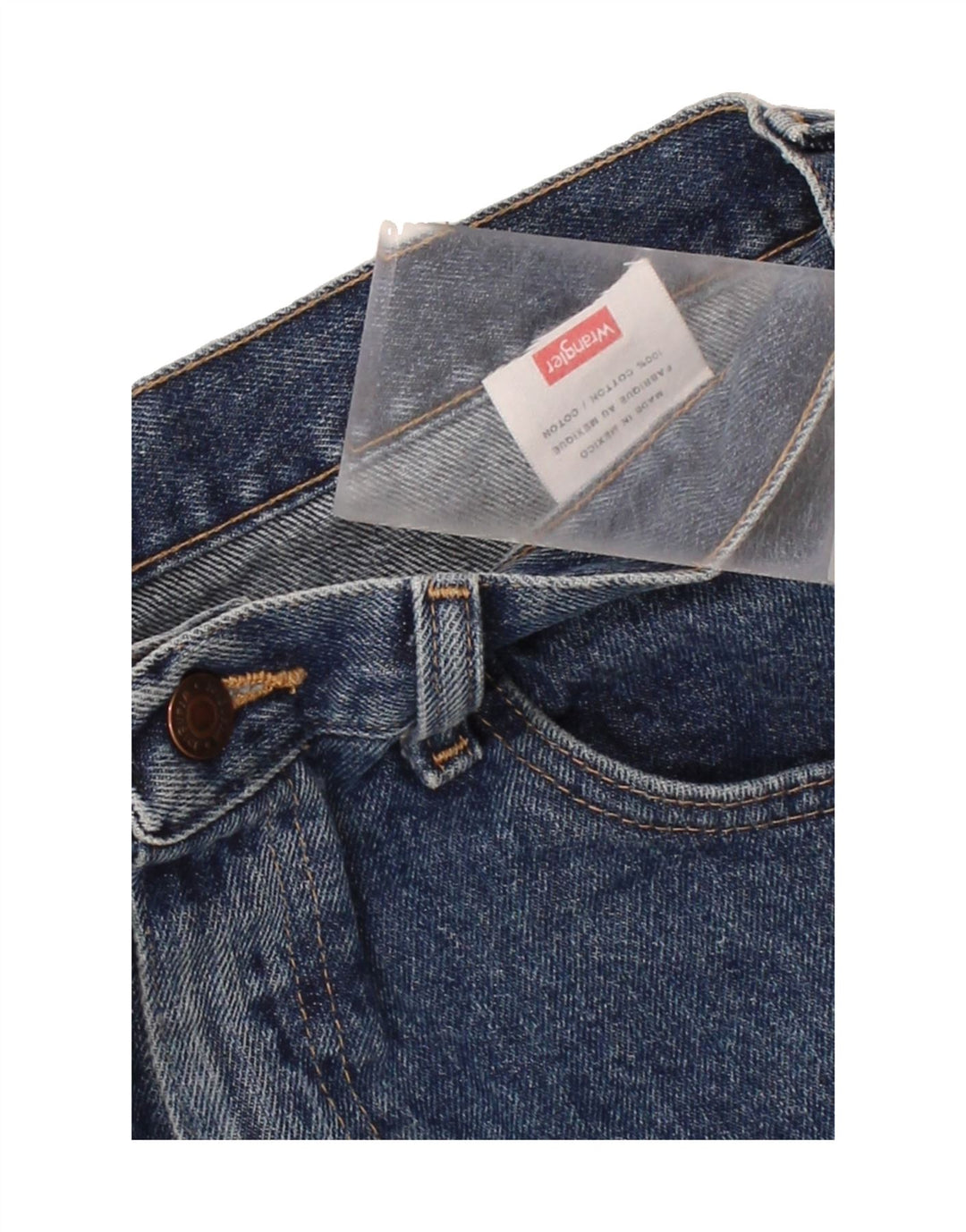 WRANGLER Womens Denim Shorts W32 Large Blue Cotton Vintage Wrangler and Second-Hand Wrangler from Messina Hembry 