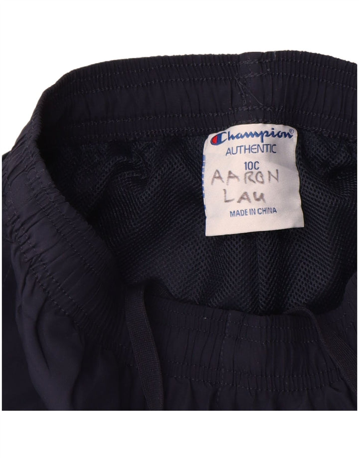 Pantaloni da tuta da ragazzo Champion 9-10 anni in poliestere blu navy