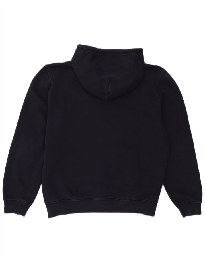 Felpa con cappuccio grafica da uomo Champion, cotone medio blu navy