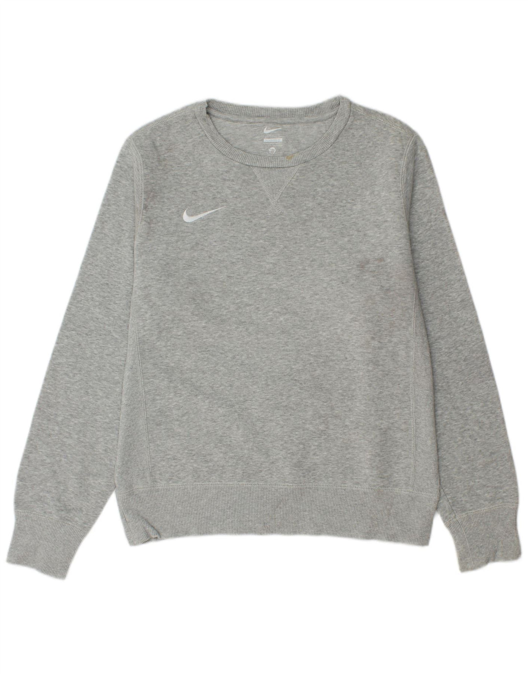 Felpa da uomo Nike Maglione piccolo grigio cotone screziato