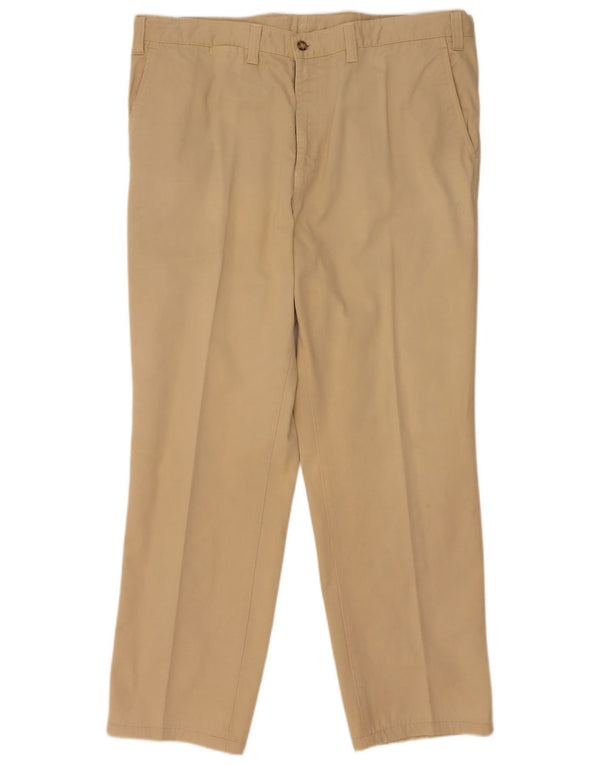 Pantaloni chino dritti da uomo vintage W40 L31 Beige