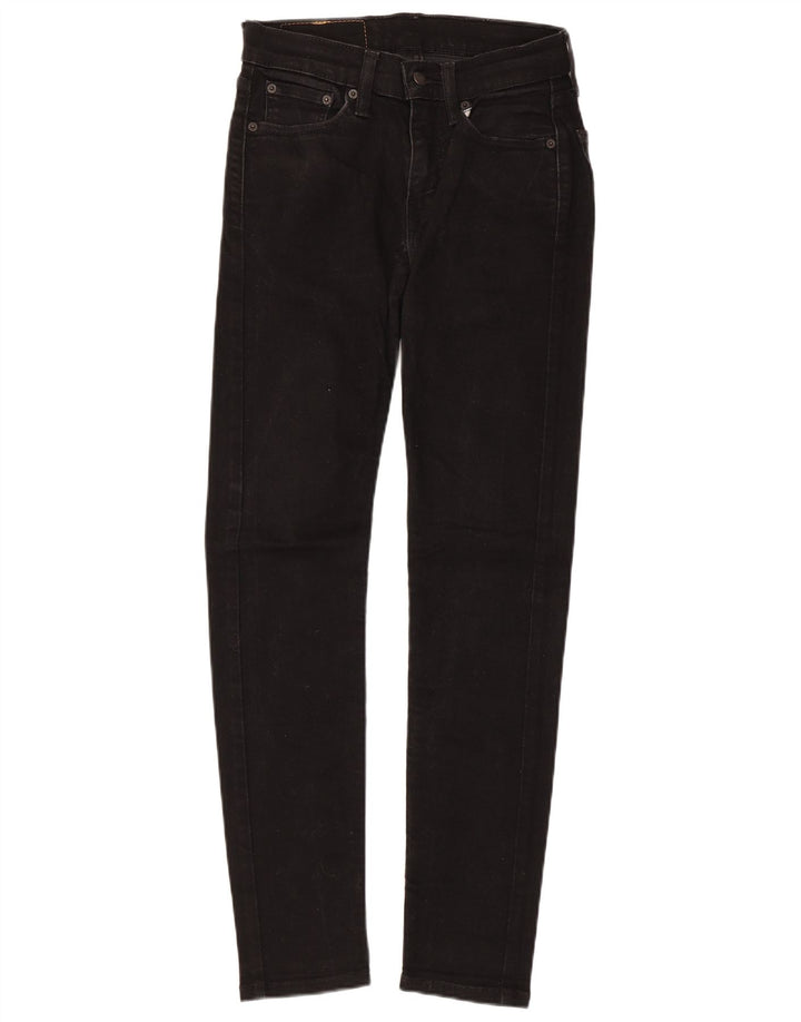 LEVI'S Jeans skinny 519 Hi-Ball da uomo W28 L29 cotone nero