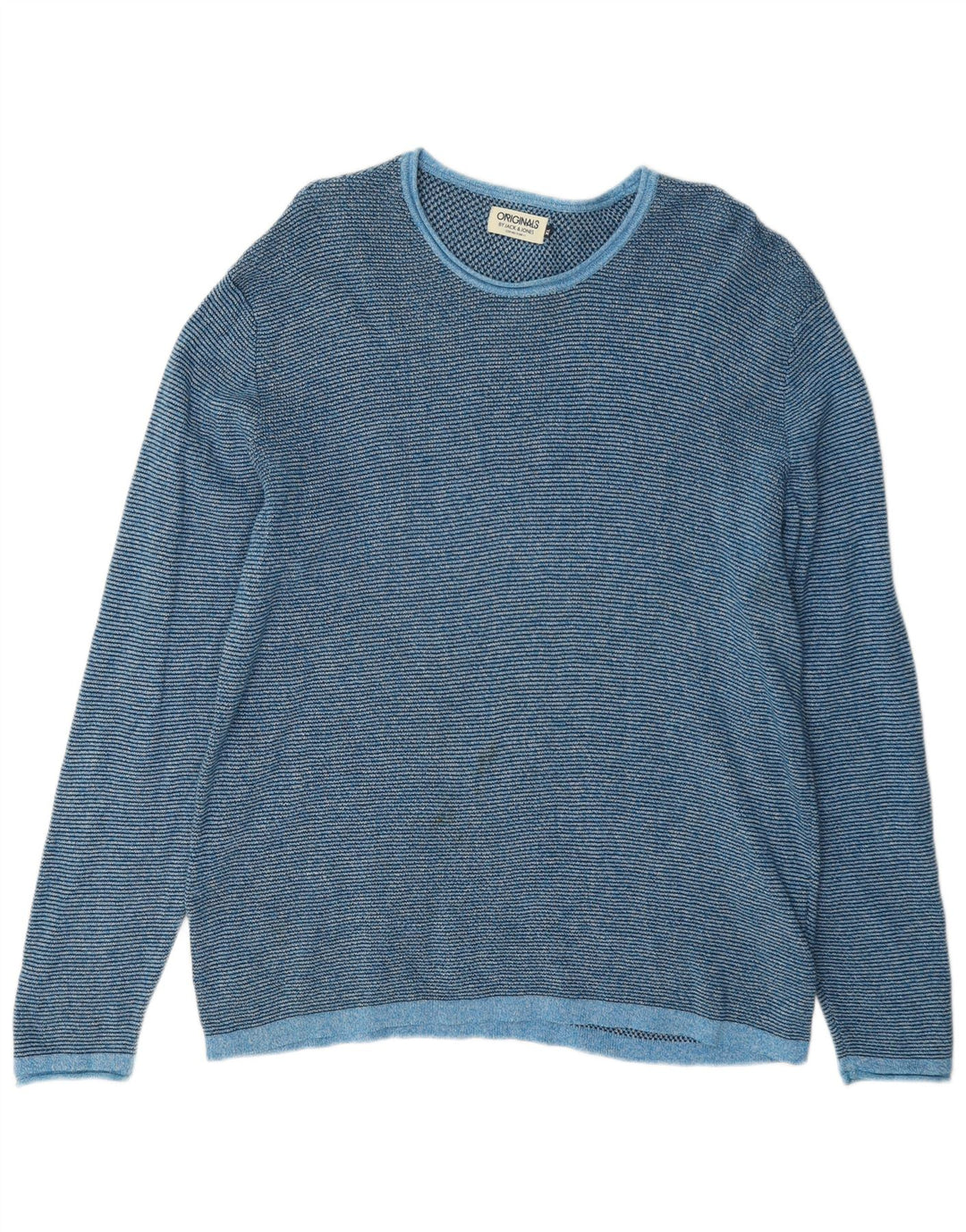 Maglione maglione girocollo da uomo Jack & Jones XL in cotone blu