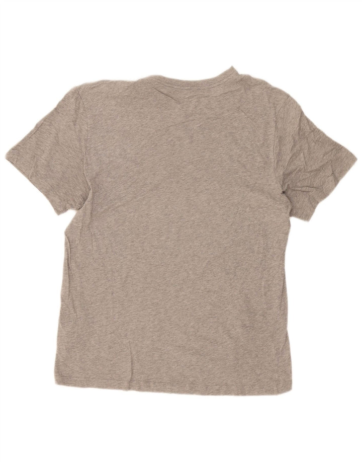 T-shirt grafica da uomo Nike Top grande in cotone chiazzato grigio