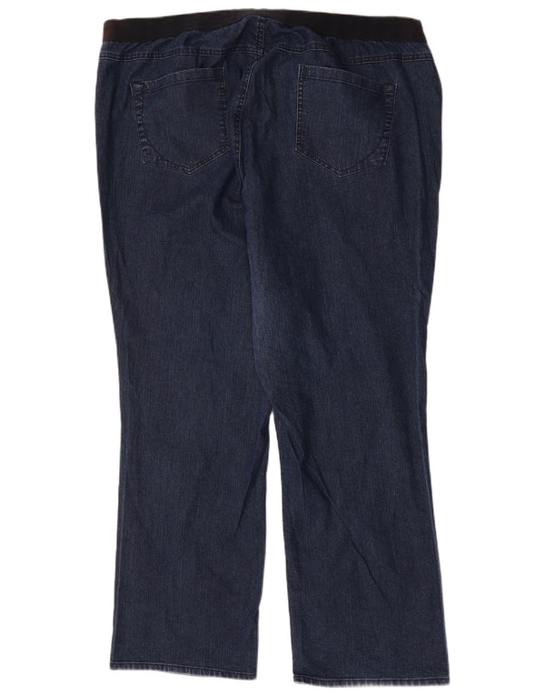 Jeans dritti da donna autografi UK 24 4XL W48 L32 Cotone blu