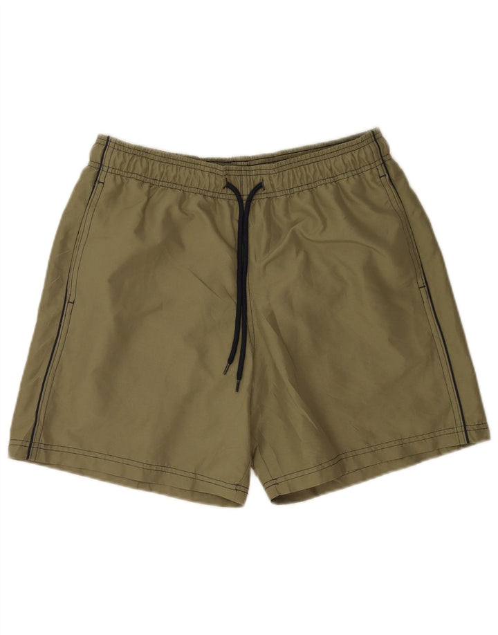 Pantaloncini da bagno da uomo Marks & Spencer medio poliestere kaki