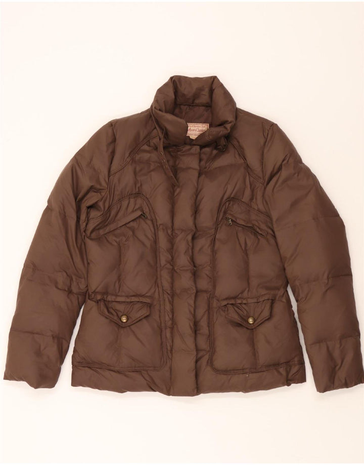 MARLBORO CLASSICS Womens Padded Jacket EU 46 XL Brown Nylon Vintage Marlboro Classics and Second-Hand Marlboro Classics from Messina Hembry 