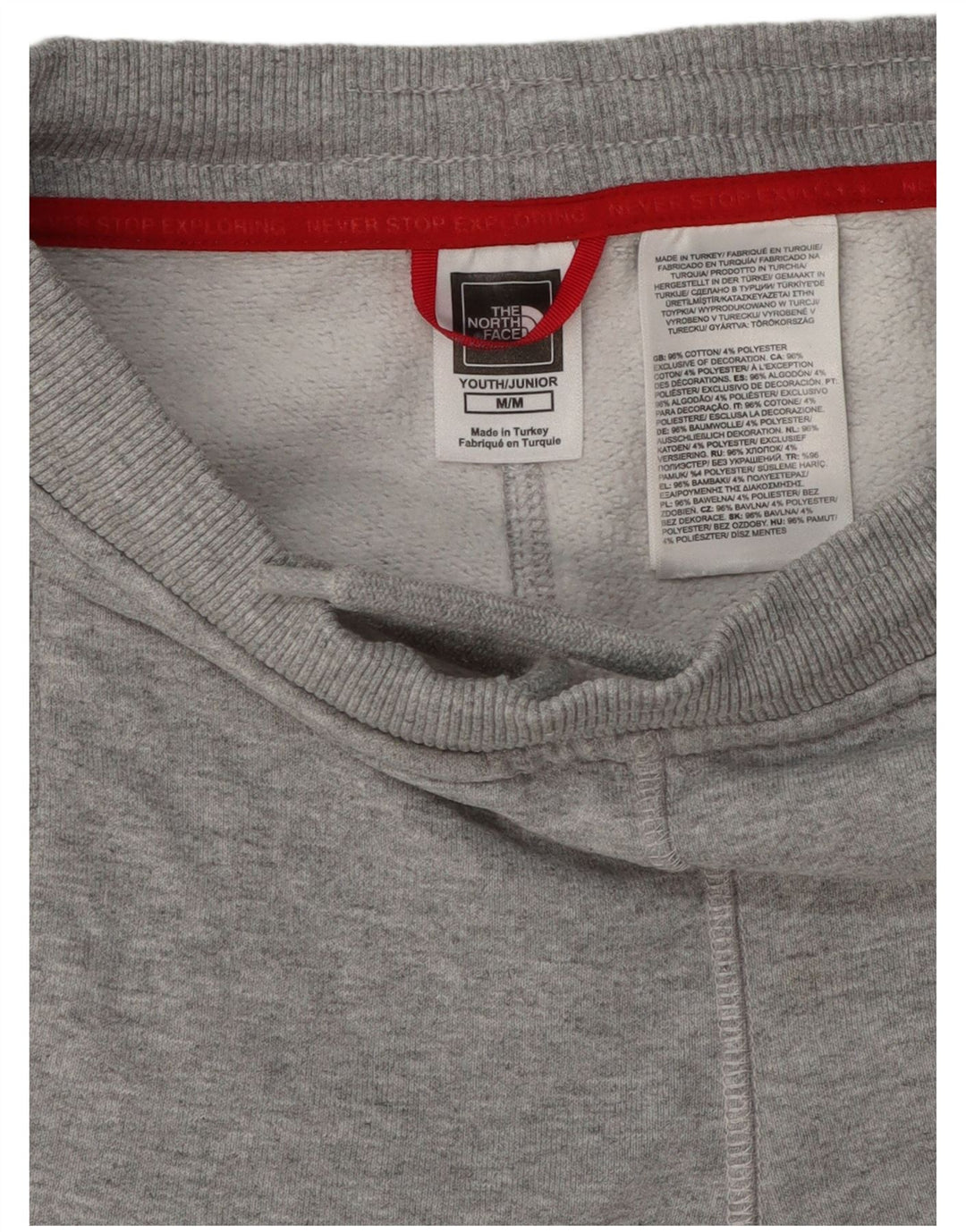 Pantaloni da tuta da ragazzo The North Face Joggers 9-10 anni Grigio medio