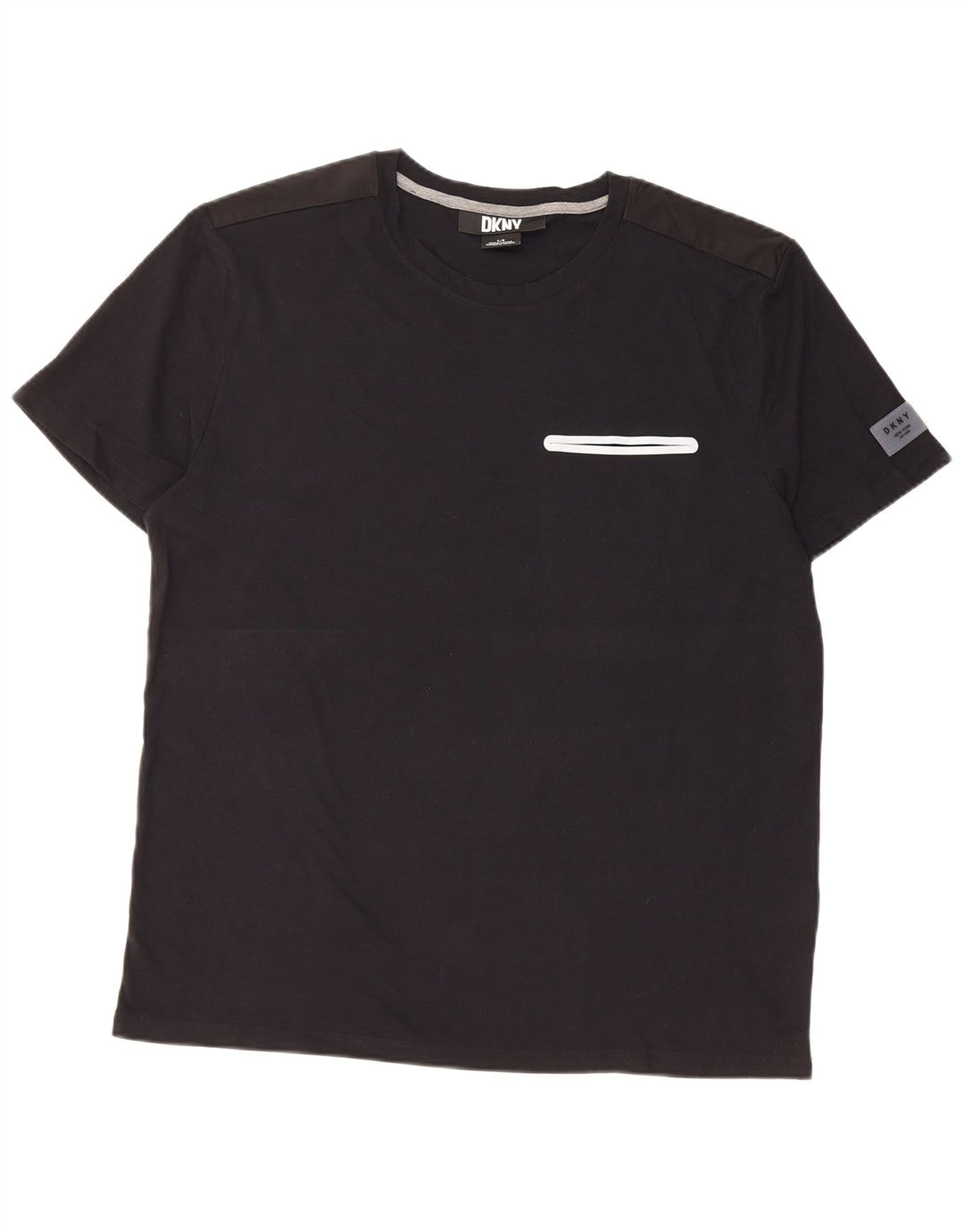 T-shirt da uomo Dkny Top grande in cotone nero