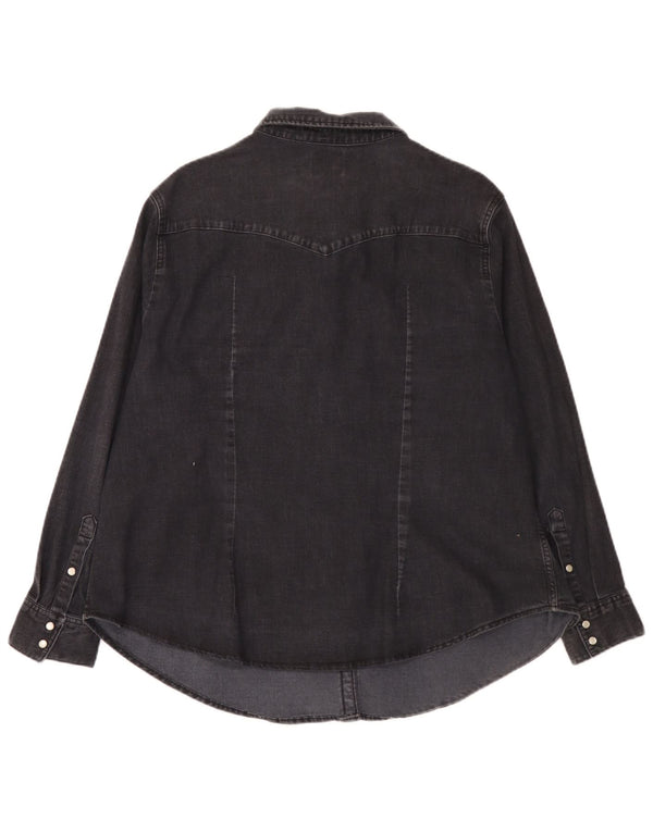Camicia di jeans da donna Levi's UK 20 2XL cotone nero