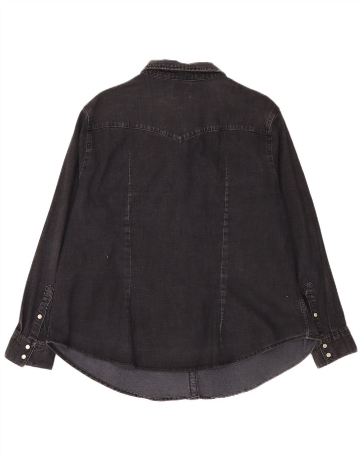 Camicia di jeans da donna Levi's UK 20 2XL cotone nero