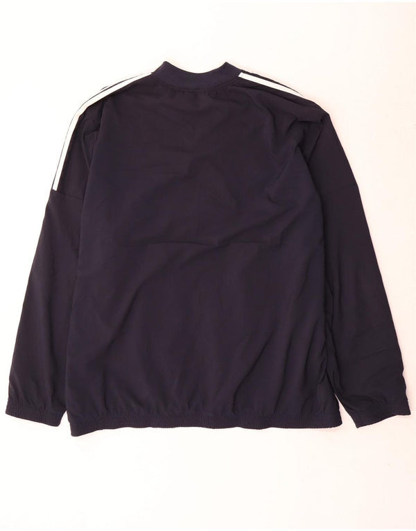 Giacca da tuta da uomo Adidas 2XL poliestere blu navy