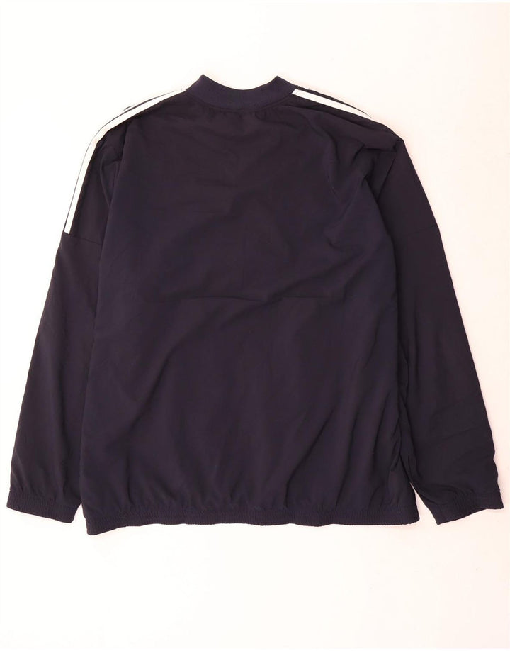 Giacca da tuta da uomo Adidas 2XL poliestere blu navy