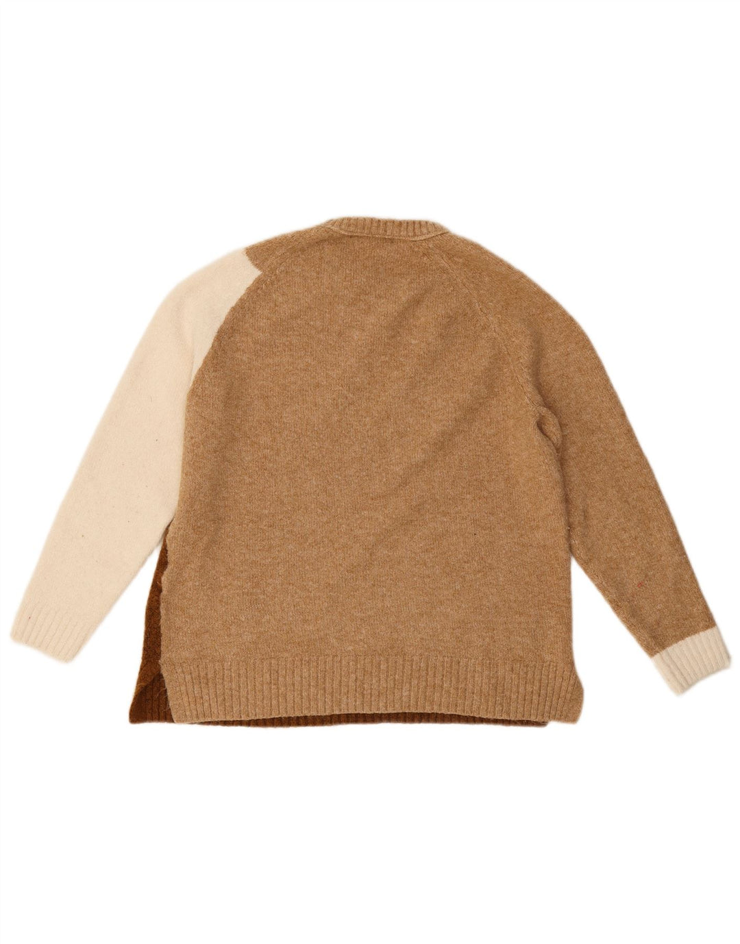 Maglione maglione girocollo da donna Marks & Spencer UK 12 Marrone medio