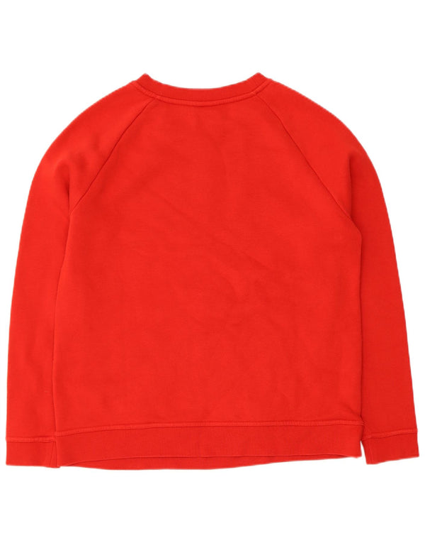 Felpa oversize con grafica Nike da donna UK 10 piccola rossa